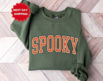 Stay Spooky Sweatshirt, Halloween Sweatshirt, Halloween Gift Hoodie, Womens Halloween Sweatshirt, Spooky Season Shirt, Ghost Halloween