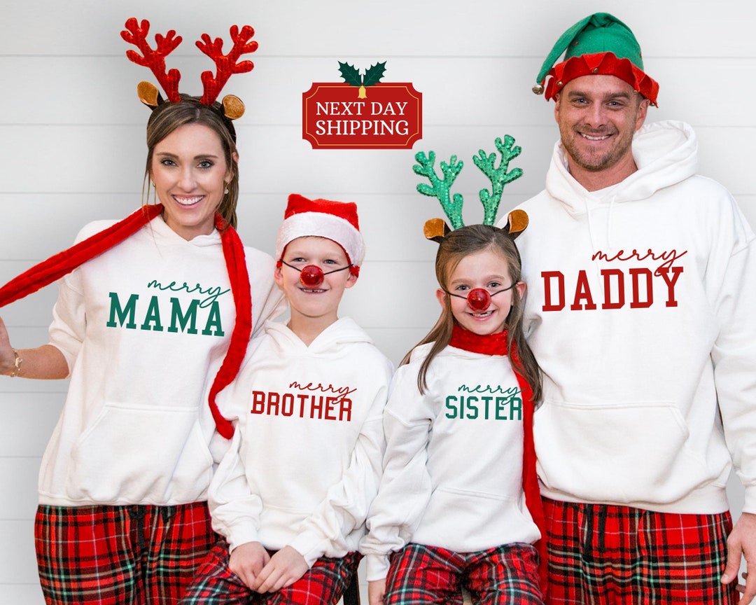 Family Christmas Pajamas, Mommy and Me Christmas Sweaters, Matching ...