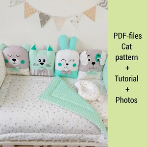 Baby Products Online - Crib Bumper Plush Pillows Baby Crib Pads