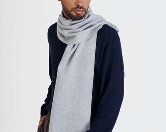 Alpaka Wolle Schals für Männer. Alpaka Unisex Schal