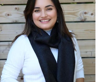 Alpaka Wollschal Schwarzwald Unisex Schal