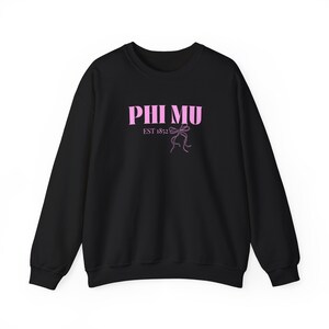 Phi Mu Bow Sweater | Sorority Apparel | Greek Apparel | Sorority Gift | Phi Mu Apparel | Phi Mu Crewneck |