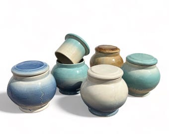 Mantequillera de cerámica hecha a mano, mantequillera francesa, plato de porcelana