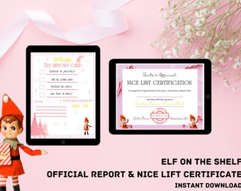 elf on the shelf kit, elf on the shelf, elf kit, elf report card, elf letter