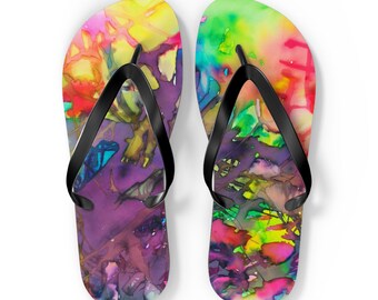 Feel Life's Vibrant Pulse With 'Love Live Lauf' Flip Flops, Celebrating Summer in Every Step with Colors Making Each Stride a Joyful Journey