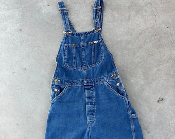 Vintage 1970s Lee Denim Overall Shorts