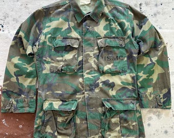 Vintage Military Field Jacket OG 107 CLASS 1 World War II Jacket