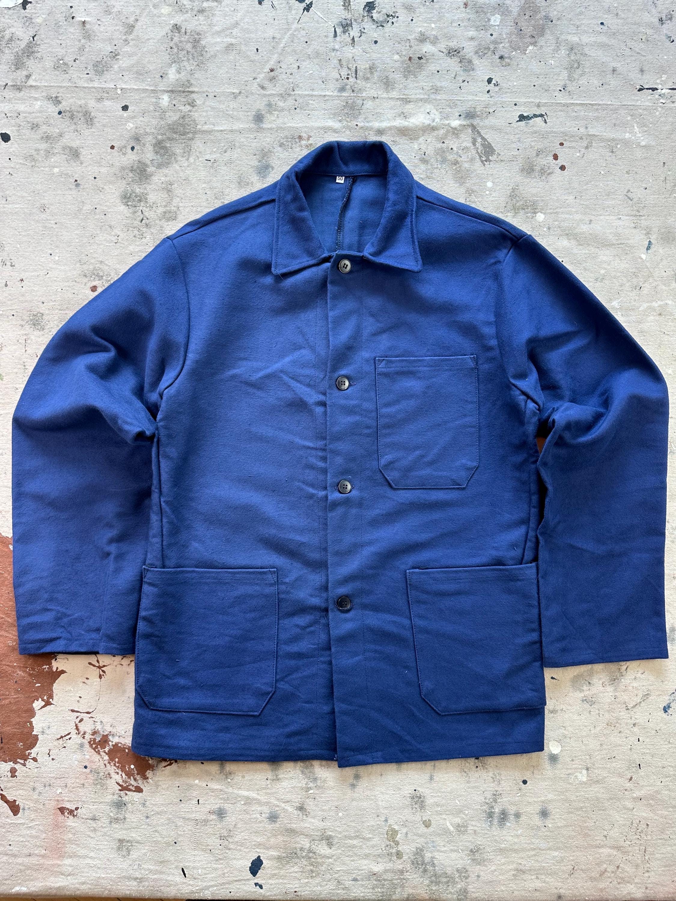 Blue Moleskin Jacket - Etsy