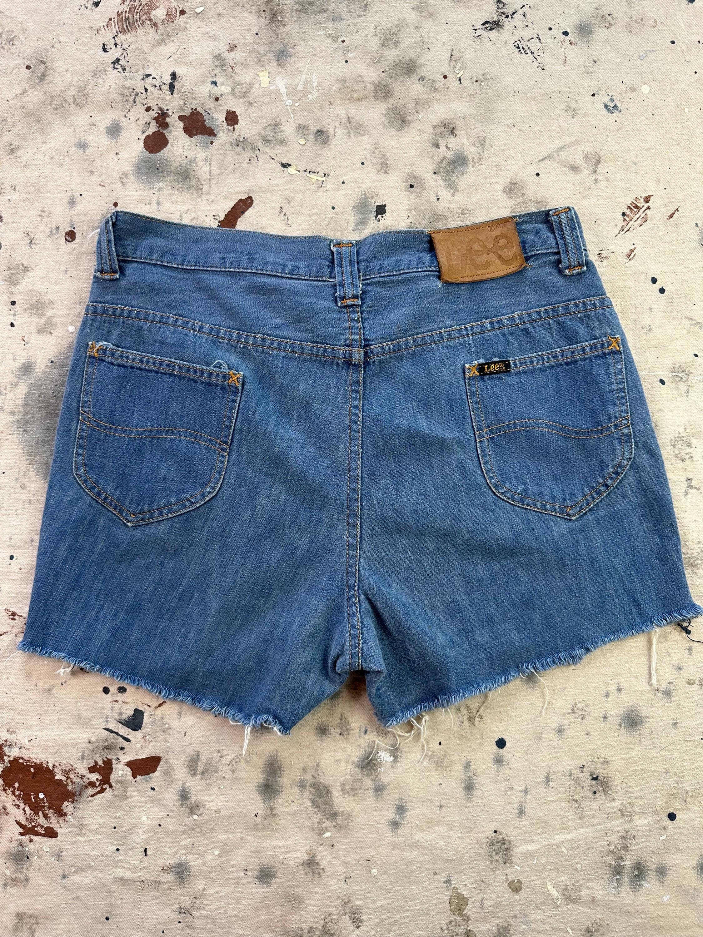 Vintage 1970s Lee Cut-off Denim Jean Short Shorts 32W - Etsy Israel