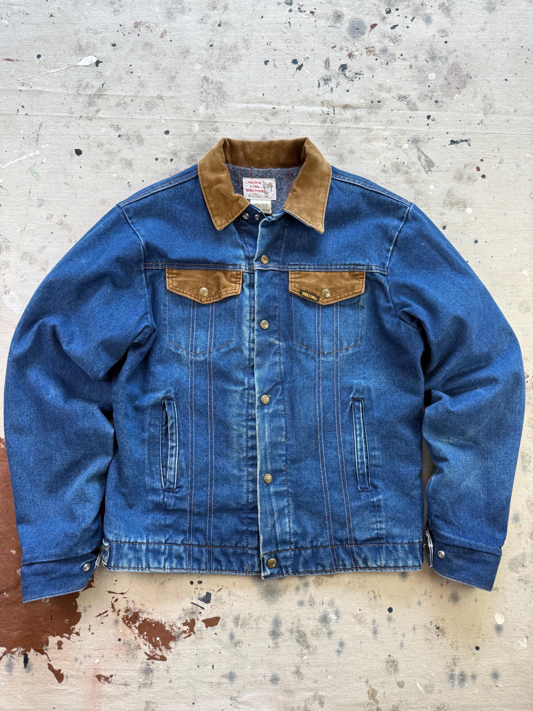 ジャケット・アウター 80s vintage western tailored jacket 80s Western Style Leather Shirt Jacket | L - Lucky Vintage