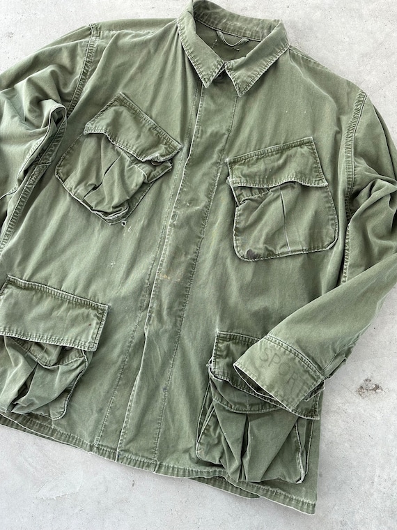 Vintage 1970s Vietnam Era USMC Jungle Jacket - image 3