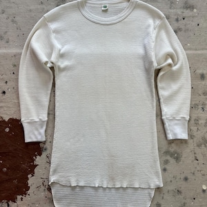 カットソー(長袖/七分) Hanes - vintage Hanes thermalT. Vintage 1970s Hanes Thermal Shirt Adult Large Blue Red
