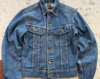70年代ヴィンテージ Lee デニムジャケット、Lee Sanforized PATD