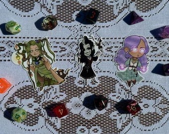 Critical Role C3 Bells Hells Laudna, Imogen, & Fearne Stickers