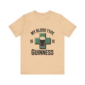 Meine Blutgruppe ist Guinness Retro St Patrick's Day Pub Shirt Bild 5