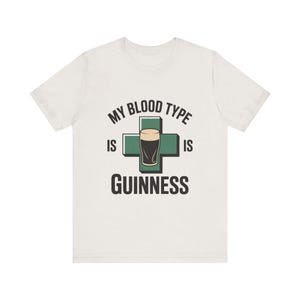 Meine Blutgruppe ist Guinness Retro St Patrick's Day Pub Shirt Bild 4