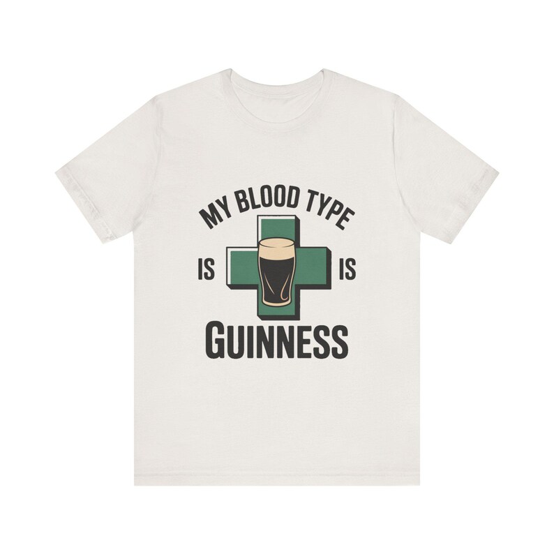 Meine Blutgruppe ist Guinness Retro St Patrick's Day Pub Shirt Bild 4