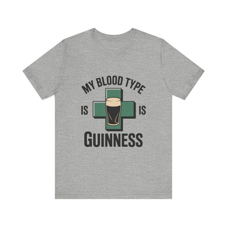 Meine Blutgruppe ist Guinness Retro St Patrick's Day Pub Shirt Bild 6