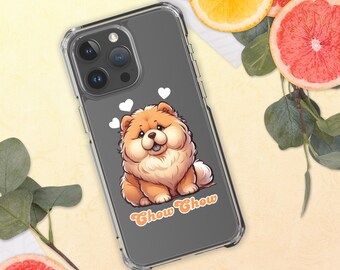 Cute ChowChow Puppy - Clear Case for iPhone® Fun gift for any Dog or puppy lover