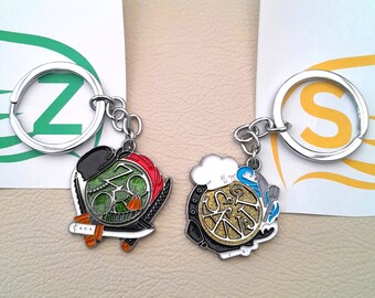 Zoro Sanji Keyring Selection Anime Keychains Manga Gifts UK