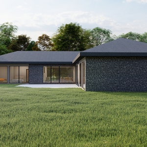 Klein huis, huisplan, modern huis, framehuis, boerderij, berghuis, huisplan 6 slaapkamers, betonnen huis, creatief huis, digitaal