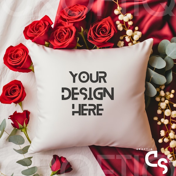 Pillow Mockup Valentines gift Pillow Mockup Bundle White Styled Pillow Mockup Throw Pillow Mockup White Valentines day Pillow Mockup Bundle