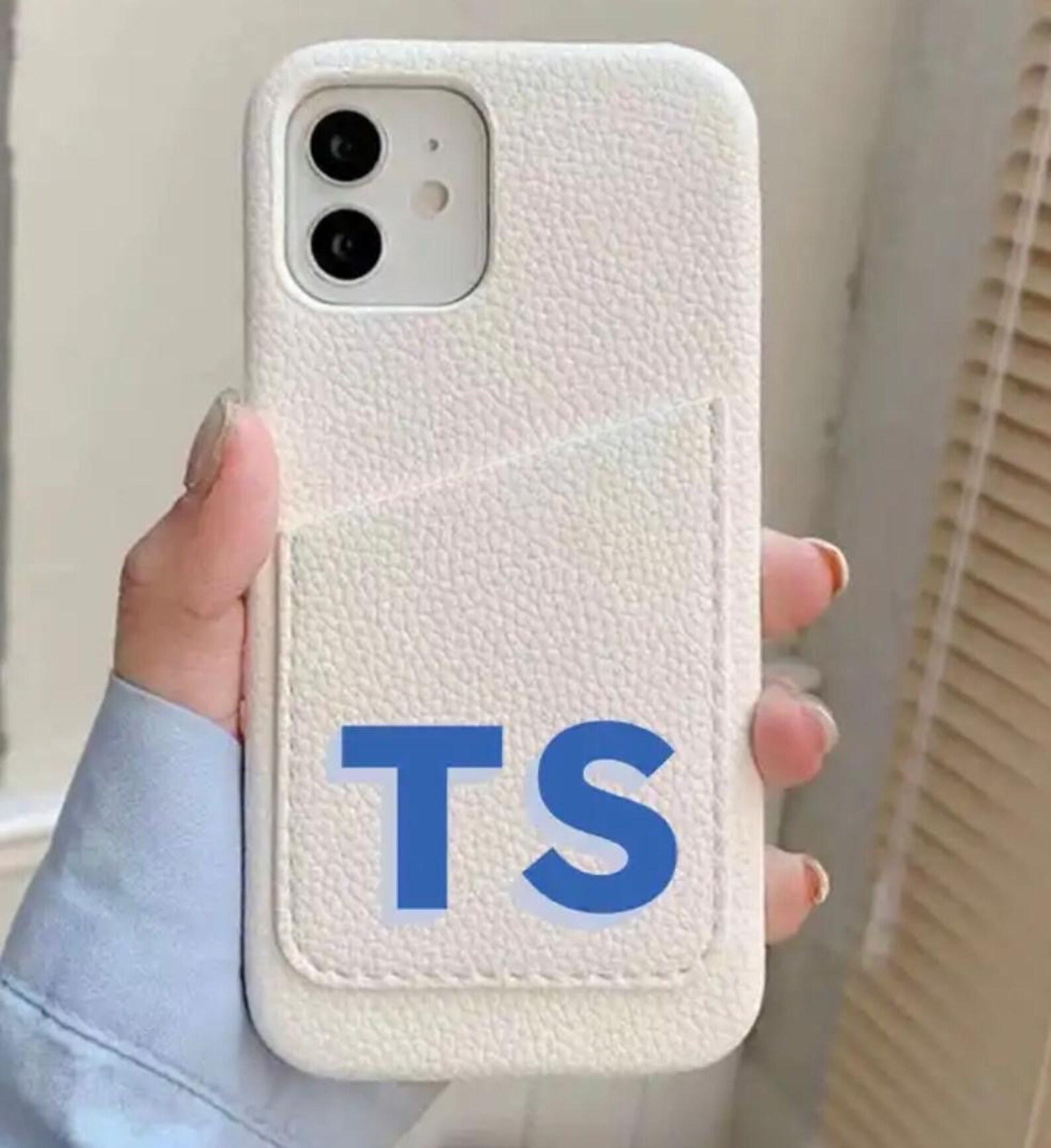 Luxury Vegan Leather Personalised Initial Phone Case Now Available for