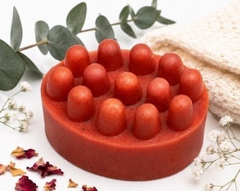 Tomato Goat Milk Handmade Massage Bar 4oz Natural Ingredients