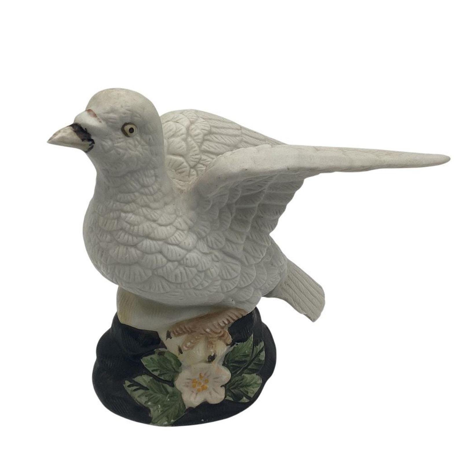 ヴィンテージ磁器製、花台付き白鳩の置物 - Etsy 日本