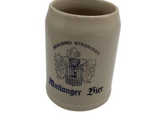 Kufel do piwa Vintage 0,5L, niemiecki Breweriana, kamionka, bez pokrywki