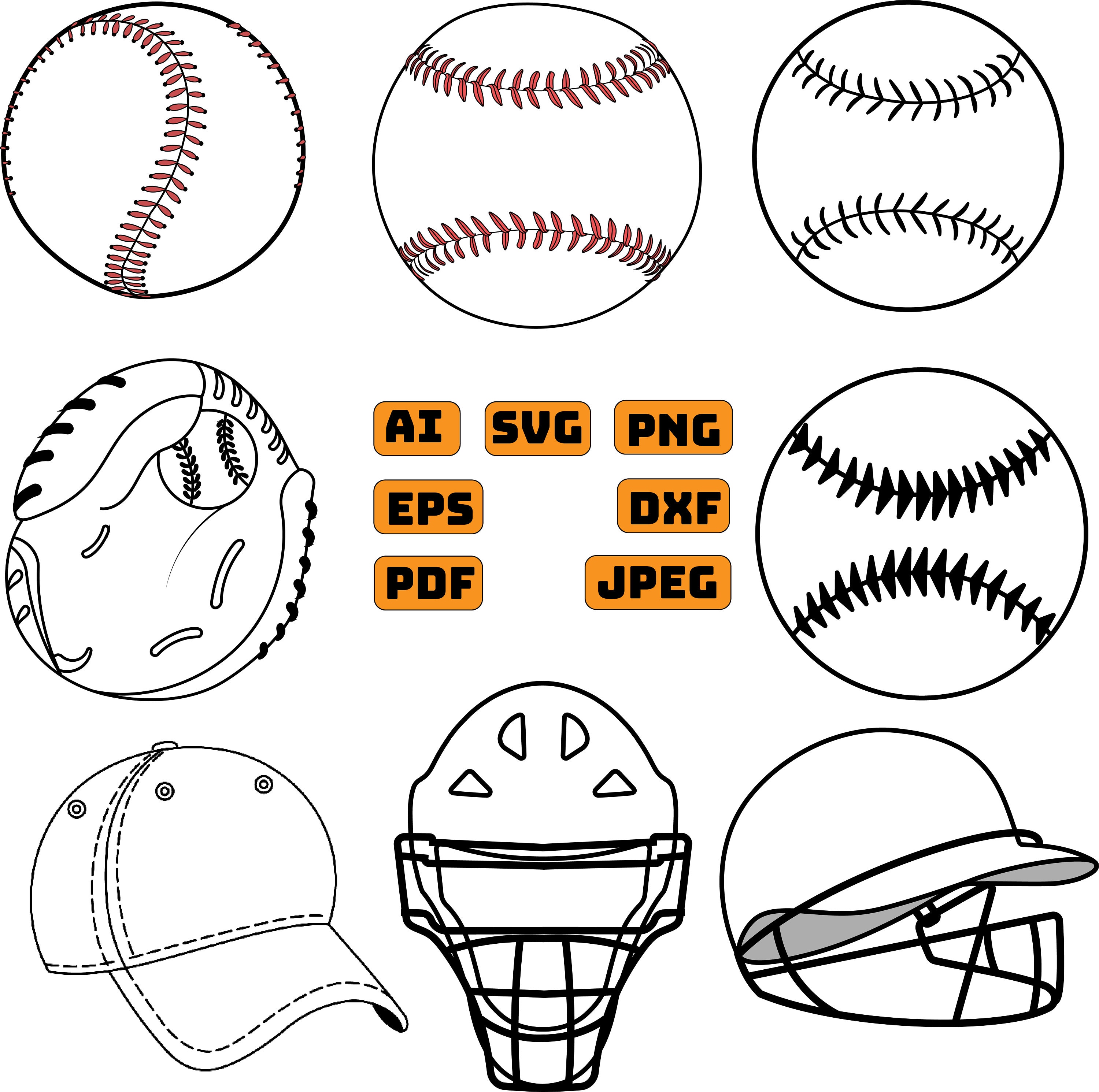 Baseball Svg Bundle, Softball Svg Bundle, Baseball Monogram Svg ...