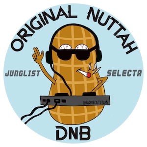 Originele nuttah-sticker