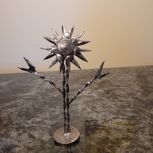Metal flowers