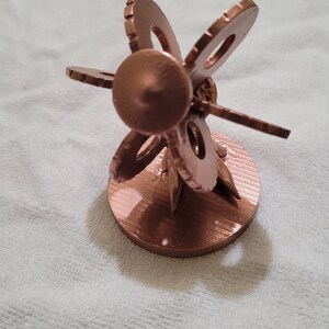 Metal flowers