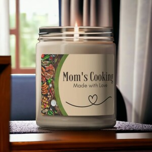 Gift for mom, scented candle Mother&#39;s Day, thank you gift candle, birthday candle soy wax candle, relaxing scented candle, Christmas