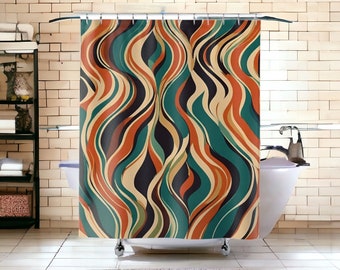 Unique Boho Shower Curtain | Stylish design for your bathroom