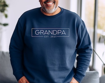 PERSONALIZED Grandpa Sweatshirt, Gift for Grandfather, Papa Sweater, Christmas Gift for Grandpa, Father's day gift, Custom Gift for Grandpa