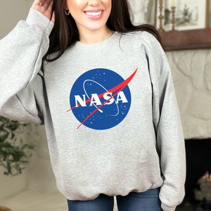 Moletom espacial da NASA, insígnia de almôndega, presente de engenheiro aeroespacial, suéter de futuro astronauta, Apollo 11 Neil Armstrong, camiseta de exploração de Marte