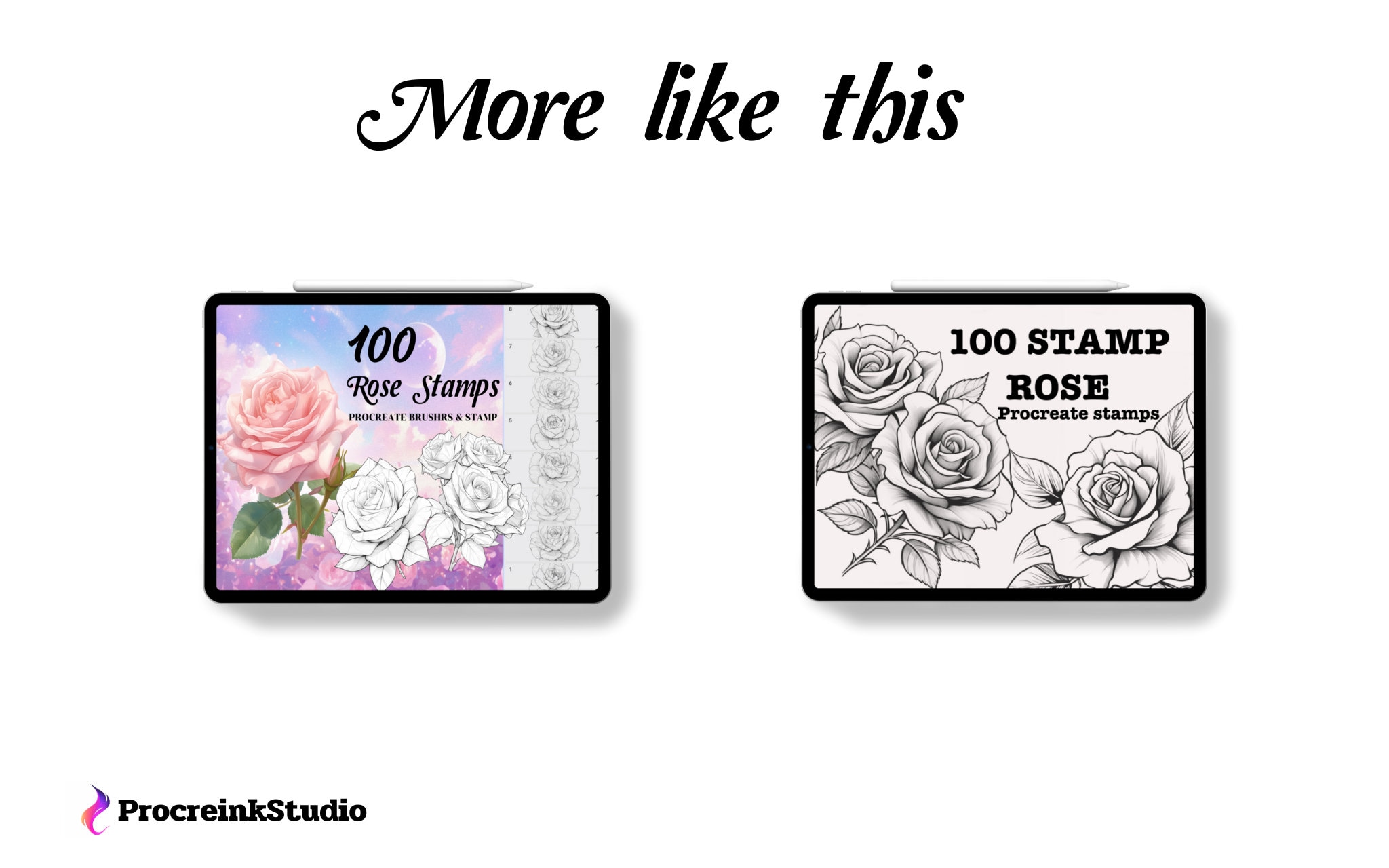 Procreate Daisy Flower Stamps , 100 Daisy Flower Procreate Brushes ...
