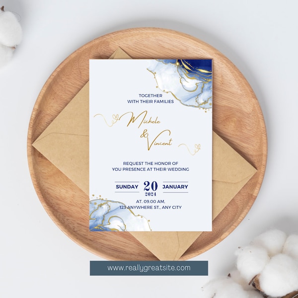 2024 Ultimate Customizable Wedding Invitation Set, Sage Photo Invite, Geometric Template Bundle, DIY Instant Download,  Elegant Photo Invite