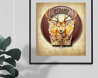 Gordon Clan Crest Digital Art, Scottish Coat of Arms Download, Personal Use Only