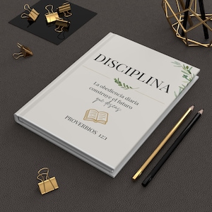 Spanish Scripture Journal | Proverbs 12:1 Hardcover Notebook