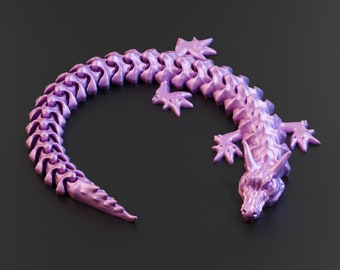Gelenk-Flexi-Drache-Fidget-Spielzeug | STL-Datei