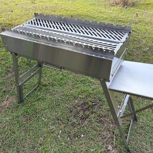Portable grill! BBQ!Great grill for traveling! Garden grill! Fire pit with grill grate! Barbecue, mangal!
