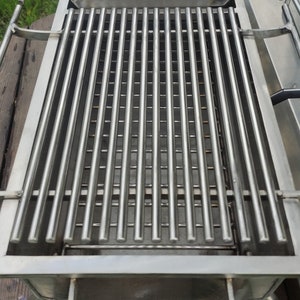 GRILL grate! Plancha, grill pan or barbecue pan! Stainless steel fryer!