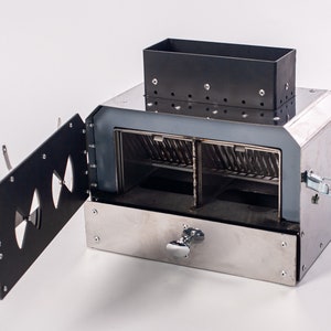 Powerful pellet burner with gravity fuel supply for 20-50 kW!Not eclectic pellet burner 50 kW!