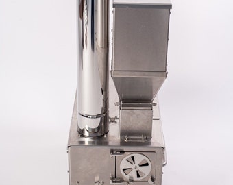 Pellet stove for sauna! Sauna tent! Portable pellet burner with oven! Tent portable stove! Mini stove for outdoor camping!
