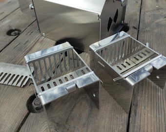 Baskets for pellet burners! Stainless steel grates for pellet burners!