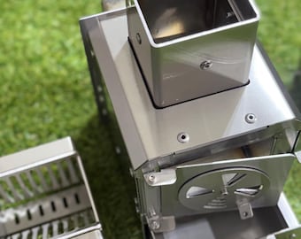 Nicht elektrischer Pelletsbrenner für jeden Ofen oder Kessel mit Pelletsbehälter.