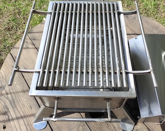 Hexagonal Hibachi Grill! Camping grill! Fire bowl, tabletop grill, barbecue! BBQ!